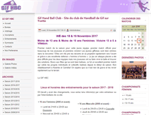 Tablet Screenshot of gif-handball-club.org